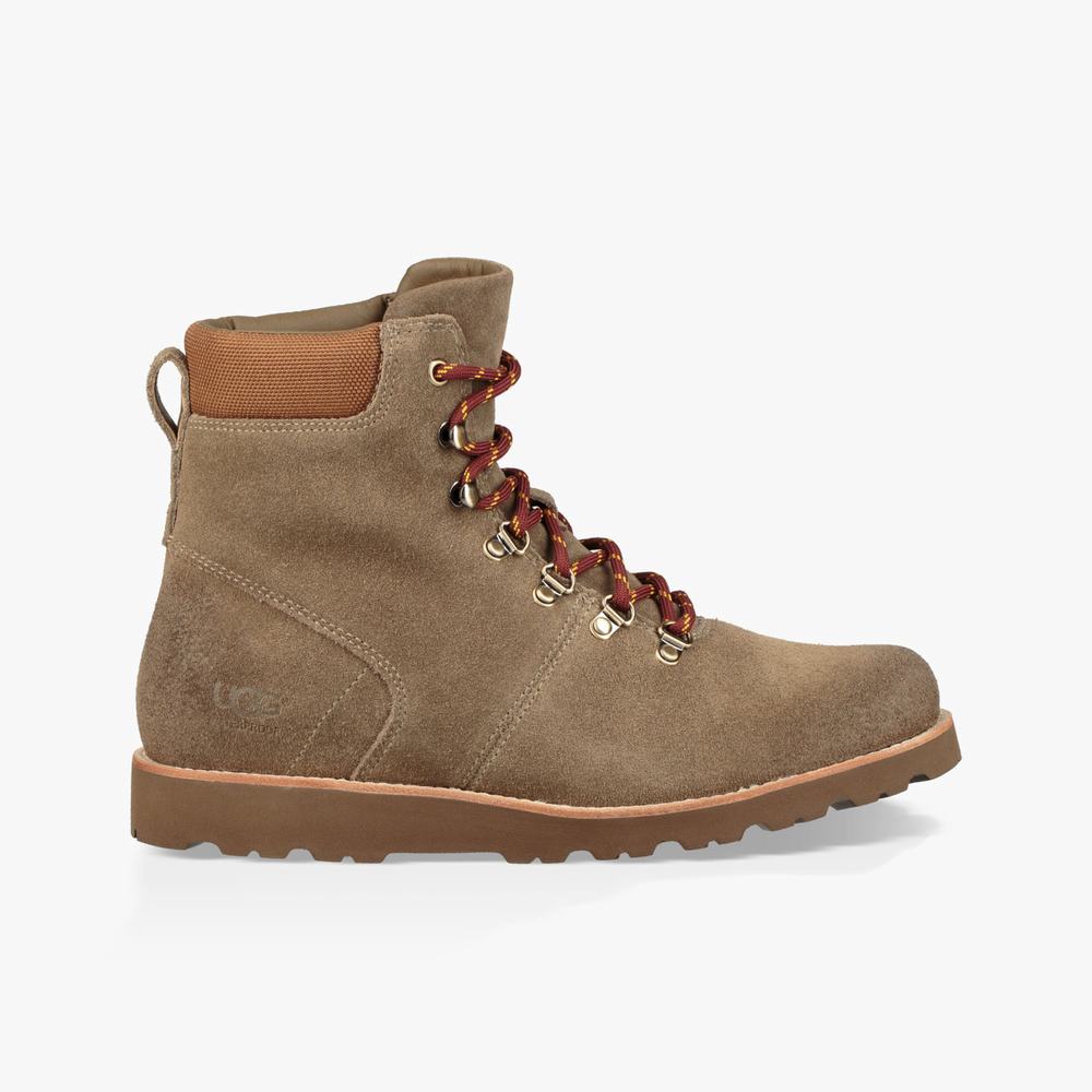 Bottes Classic UGG Halfdan Homme Kaki Soldes 512DMVIY